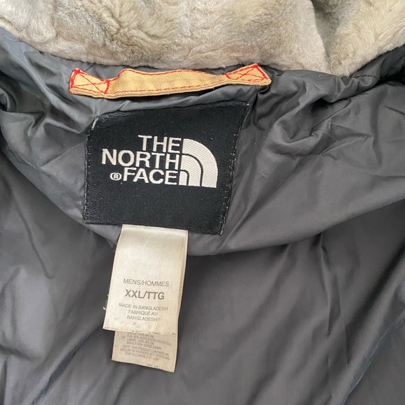 The North Face 550 Hyvent Mens McMurdo Parka Down Filled Fur Trim Hood Tan Coat - Picture 9 of 9